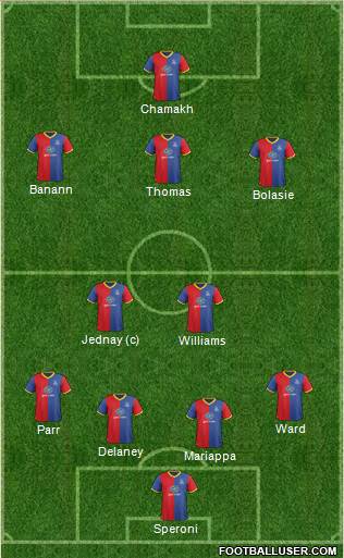 Crystal Palace Formation 2013