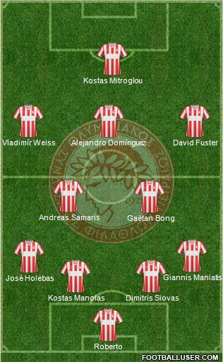 Olympiakos SF Piraeus Formation 2013