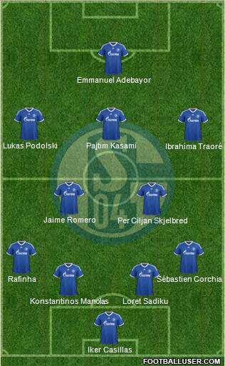 FC Schalke 04 Formation 2013