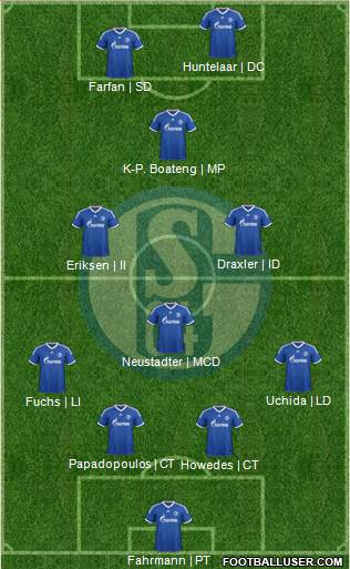 FC Schalke 04 Formation 2013