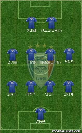 Suwon Samsung Blue Wings Formation 2013