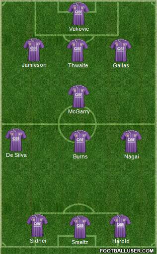 Perth Glory Formation 2013