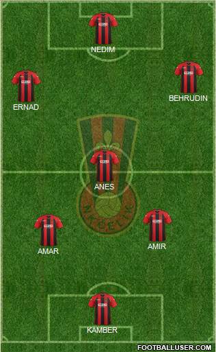 NK Celik Zenica Formation 2013