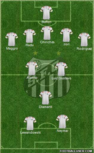 Santos FC Formation 2013