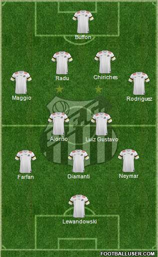 Santos FC Formation 2013