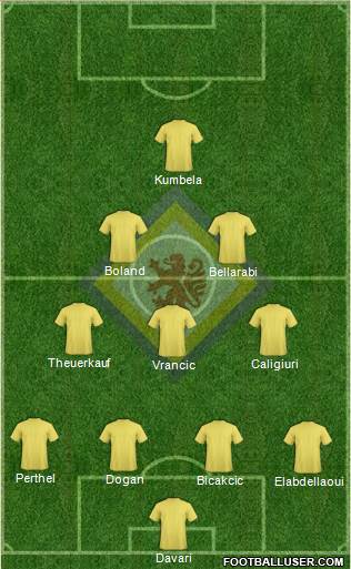 Braunschweiger TSV Eintracht Formation 2013