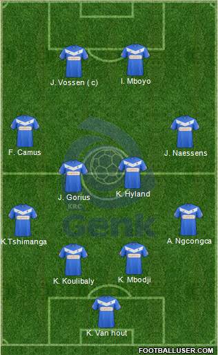 K Racing Club Genk Formation 2013