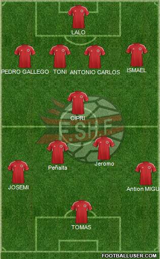 Albania Formation 2013