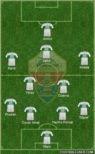 Elche C.F., S.A.D. Formation 2013