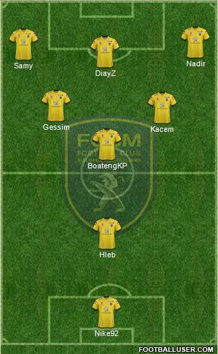 FC Sochaux-Montbéliard Formation 2013