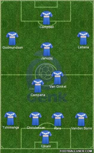 K Racing Club Genk Formation 2013