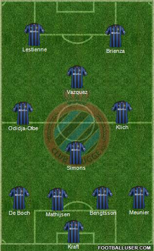 Club Brugge KV Formation 2013