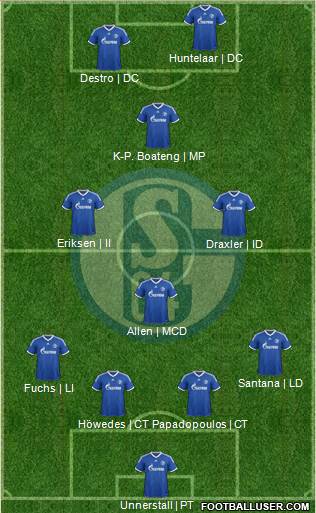 FC Schalke 04 Formation 2013