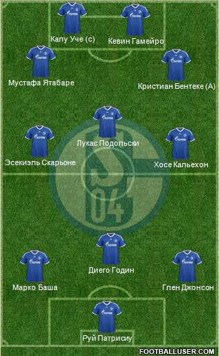 FC Schalke 04 Formation 2013