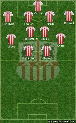 Athletic Club Ajaccien Football Formation 2013