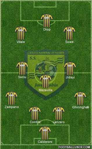 Juve Stabia Formation 2013