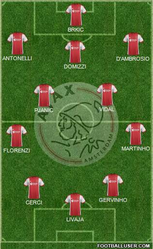 AFC Ajax Formation 2013