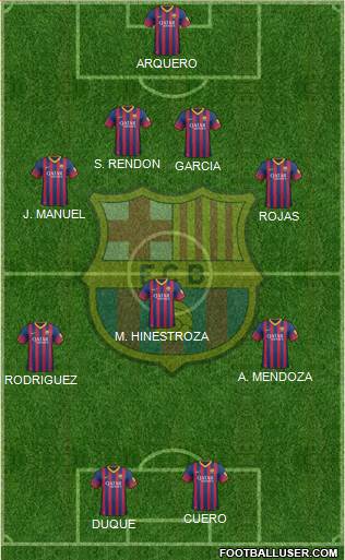 F.C. Barcelona Formation 2013