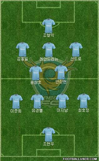 Daegu FC Formation 2013