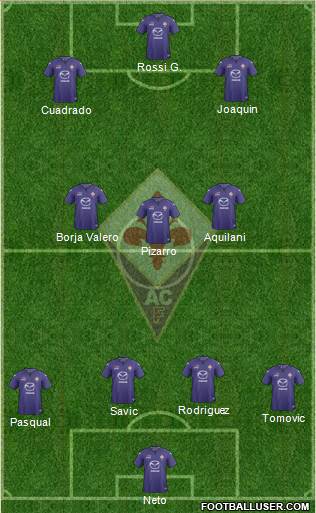 Fiorentina Formation 2013