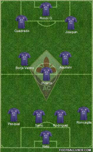 Fiorentina Formation 2013