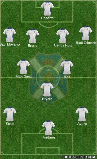 C.D. Tenerife S.A.D. Formation 2013