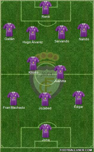 Real Jaén C.F. Formation 2013