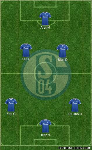 FC Schalke 04 Formation 2013