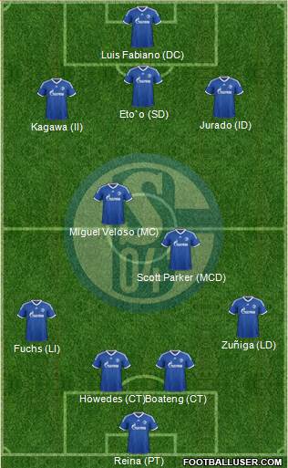 FC Schalke 04 Formation 2013