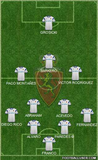 R. Zaragoza S.A.D. Formation 2013