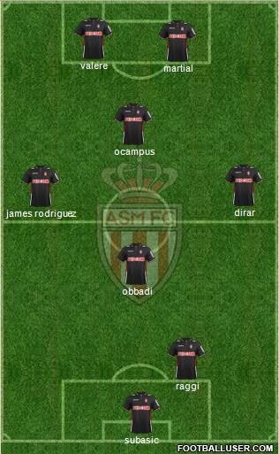 AS Monaco FC Formation 2013