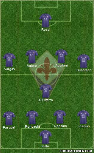 Fiorentina Formation 2013