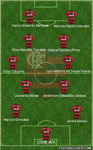 CR Flamengo Formation 2013