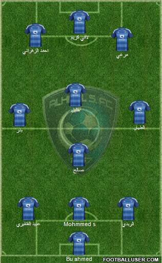 Al-Hilal (KSA) Formation 2013