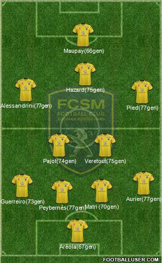 FC Sochaux-Montbéliard Formation 2013