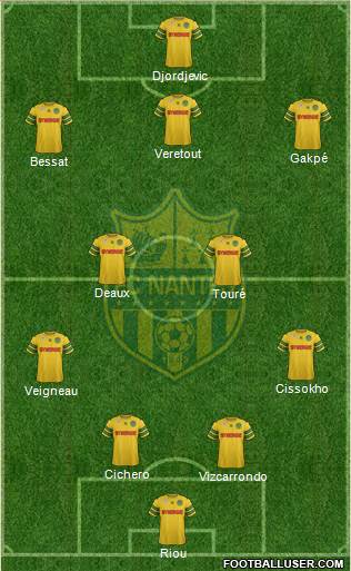 FC Nantes Formation 2013