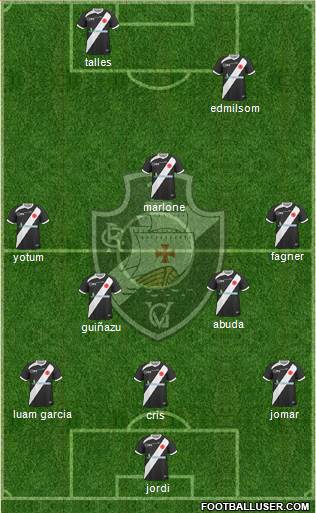 CR Vasco da Gama Formation 2013