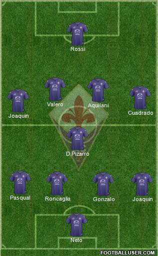 Fiorentina Formation 2013