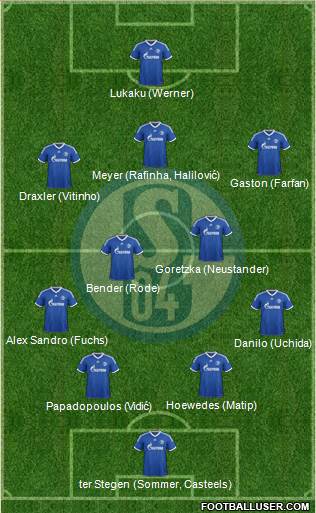 FC Schalke 04 Formation 2013