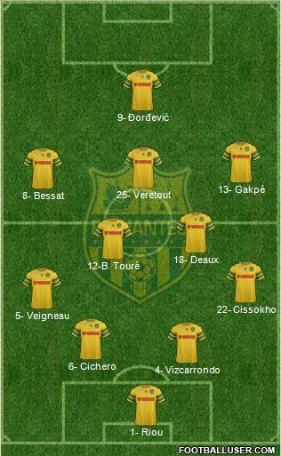 FC Nantes Formation 2013