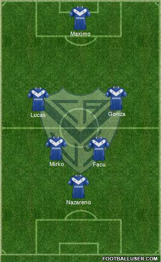 Vélez Sarsfield Formation 2013