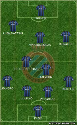 Club Brugge KV Formation 2013