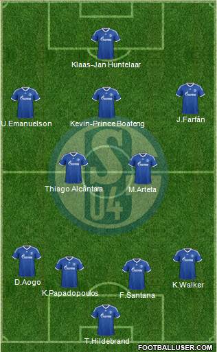 FC Schalke 04 Formation 2013