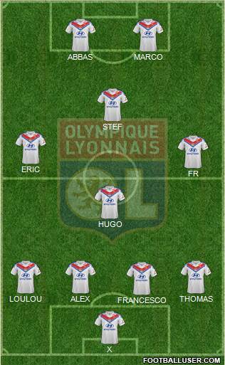 Olympique Lyonnais Formation 2013