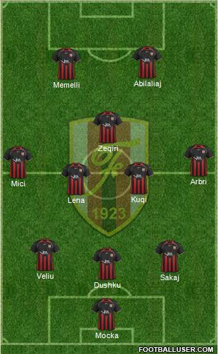 KS Flamurtari Vlorë Formation 2013