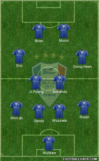 Suwon Samsung Blue Wings Formation 2013