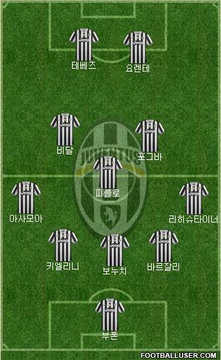 Juventus Formation 2013