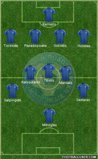 Greece Formation 2013