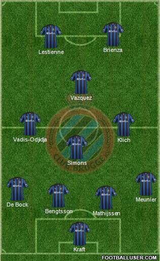 Club Brugge KV Formation 2013