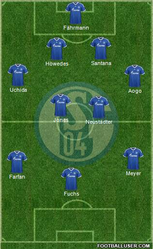 FC Schalke 04 Formation 2013